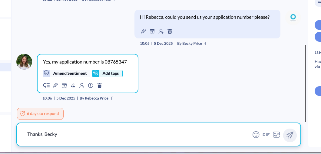 DM Reply Options for Public FB Messages